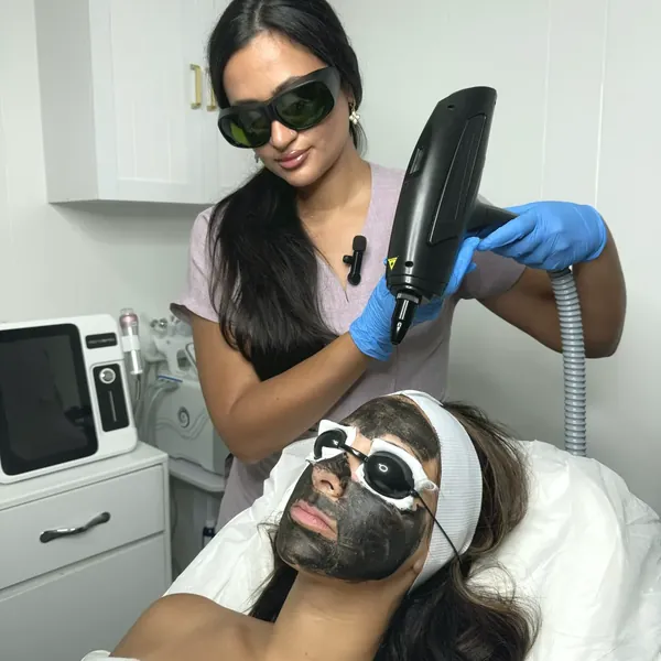 Hollywood Laser Facial with carbon mask at Glow Up Suite, on Instagram